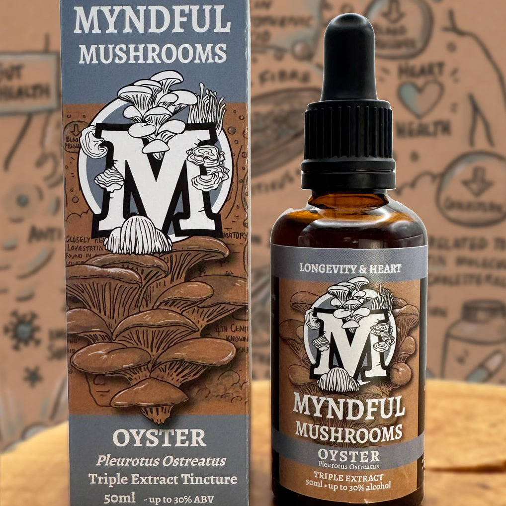 Myndful Mushrooms - OYSTER TRIPLE EXTRACT TINCTURE 50ml