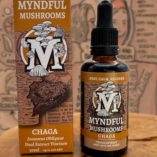 Myndful Mushrooms - Chaga TRIPLE EXTRACT TINCTURE 50ml
