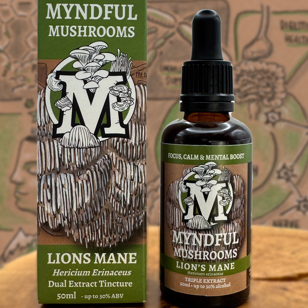 Myndful Mushrooms - Lions Mane TRIPLE EXTRACT TINCTURE 50ml